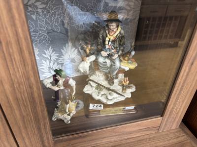 2 CAPODIMONTE FIGURES