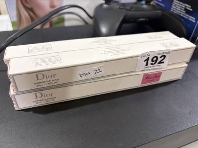 4 X 35 ML DIOR PERFUME SPRAYS