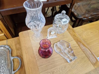 MATS JOHANSSON PAPERWEIGHT + GLASSWARE