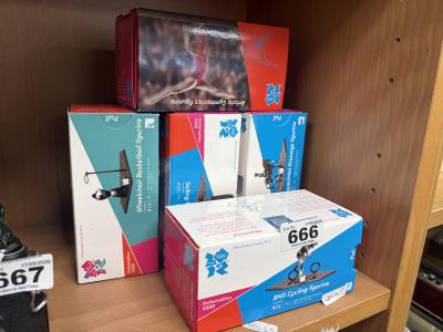 5 X CORGI OLYMPIC FIGURES
