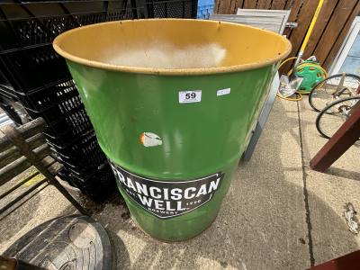 METAL BREWERY DRUM