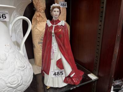 ROYAL WORCESTER LADY "QUEEN'S BIRTHDAY"