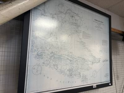 FRAMED ARGENTINA MAP