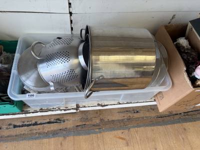 BOX LOT + PANS