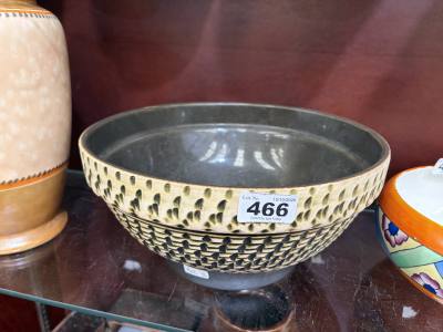 BIRCH BARK STUDIO POTTERY BOWL