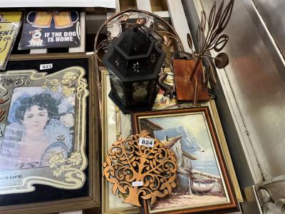 PLAQUES, PICTURES + LANTERN