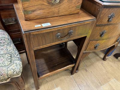 MAHOGANY SIDE TABLE