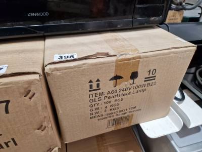 4 X BOXES OF BULBS