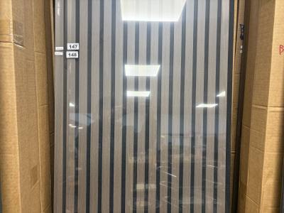 4 X DARK WALNUT COMPOSITE WALL PANELS