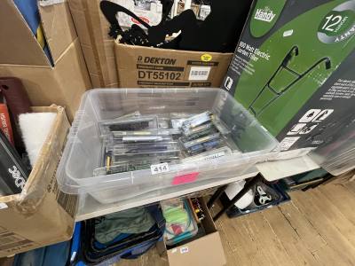 BOX OF TRAIN MODELS