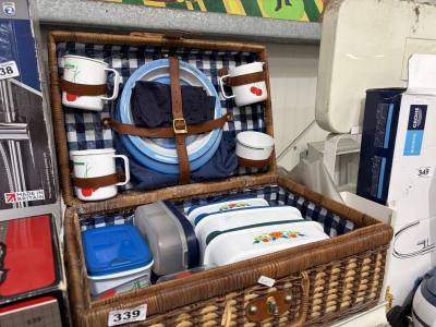 PICNIC BASKET + CONTENTS