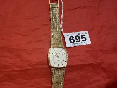 BULOVA GOLD TONE WATCH