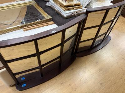 PAIR OF PANEL MIRRORS