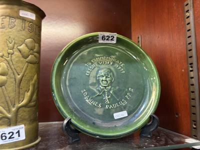 POPE JOHN PAUL II VISIT PLATE