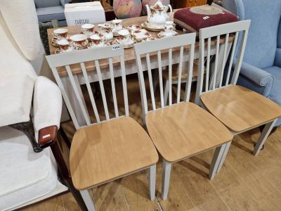 MODERN TABLE + 4 X CHAIRS