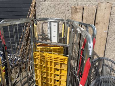 3 X SHOP CAGES