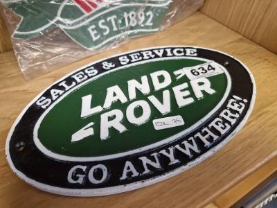 LAND ROVER SIGN