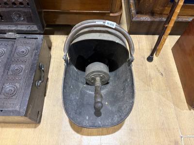 COPPER COAL SCUTTLE