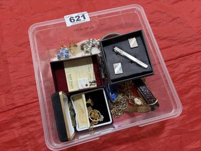 BOX OF JEWELLERY