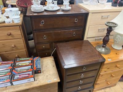 STAG CHEST + BEDSIDE