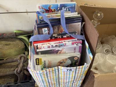 BAG OF DVDS