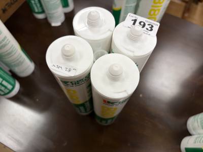4 TUBES OF NEUTRAL SILICONE STRUCTURAL SEALANT