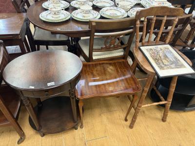 2 X SIDE TABLES + BARSTOOL