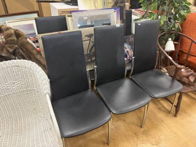 6 X DINING ROOM CHAIRS