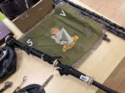 ROYAL IRISH RANGERS PRESENTATION FLAG