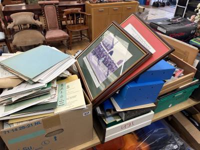 LOT OF COLONEL BAIRD HISTORICAL PHOTOS + DOCUMENTS
