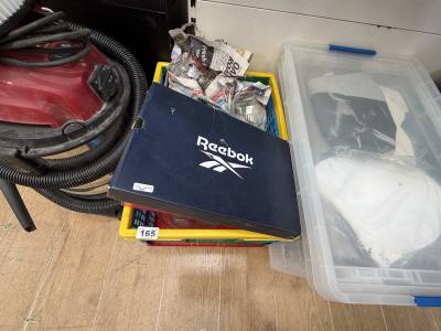 BOX OF CRYSTAL + BOX OF CUTLERY