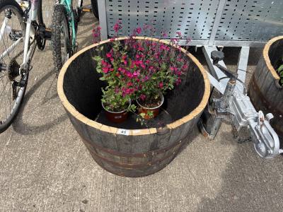 1/2 BARREL PLANTER