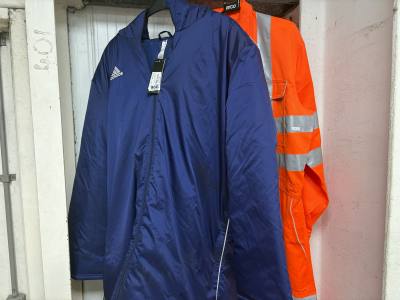 ADIDAS  COAT + HI VIS OVERALLS