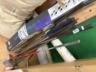 LOT OF GOLF CLUBS