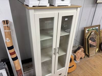 CREAM DISPLAY CABINET