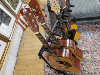 2 X ACOUSTIC GUITARS
