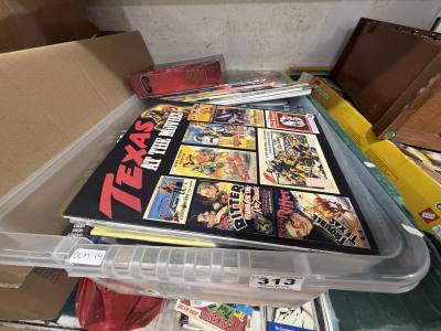 BOX OF JOHN WAYNE MEMORABILIA