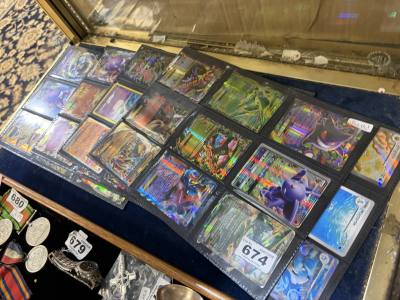LOT OF REPLICA POKEMON CARDS