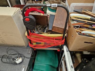 QUALCAST MOWER + LADDERS