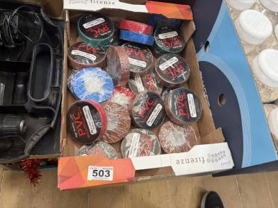BOX OF ELECTRIC TAPE