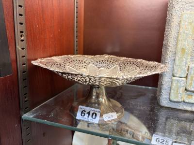 (275.7 GRAMS) BIRMINGHAM SILVER PEDESTAL DISH
