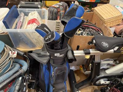 GOLF CLUBS + BAG