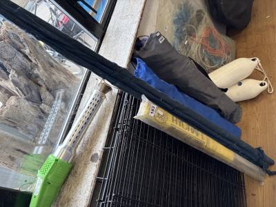 FISHING ROD + DRAFT EXCLUDER