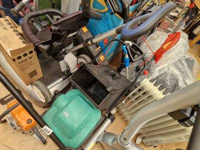 LAWN MOWER + ELECTRIC STRIMMER
