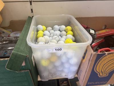 BOX OF GOLF BALLS