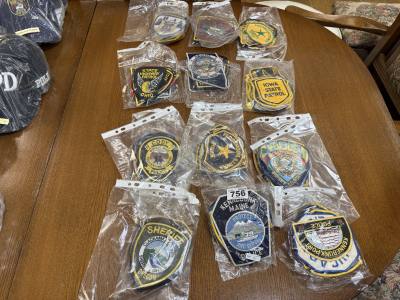 12 X PACKS OF POLICE BADGES
