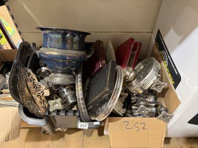 2 X BOXES OF SILVER PLATE