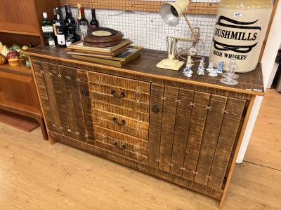 RUSTIC WOODEN SIDEBOARD