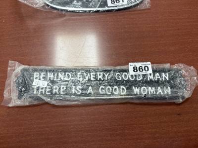 GOOD MAN/WOMAN SIGN