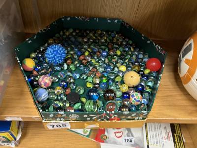 BOX OF MARBLES